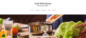 Création du blog de cuisine Cook With Sammy
